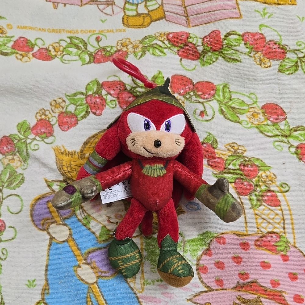 Sega Sonic Prime Plush Knuckles Clip